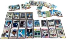 Vintage Baseball lot of 60 cards 1979 - 1982 Many Stars and Chicago Cubs. Reggie Jackson, Yaz, Ryan
