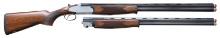 VERY USEFUL VERONA GOLD 20 AND 28 GAUGE SHOTGUN WITH CASE.