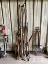 Antique long handled tools