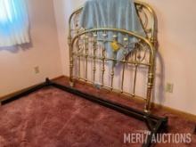 Brass double bed