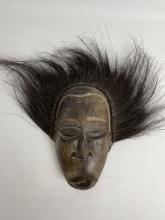 Vintage Antique Hand Carved Rare African Wood Tribal Mask