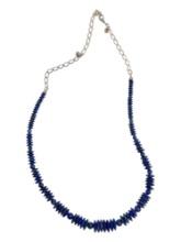 STERLING SILVER LAPIS NATIVE AMERICAN VINTAGE NECKLACE