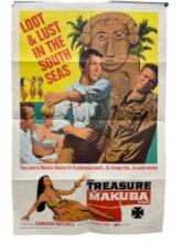 Vintage Original 1967 "The Treasure Makuba" Movie Poster