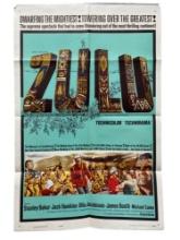 Vintage Original 1964 "Zulu" Movie Film Poster