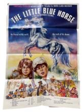 Vintage Original "The Little Blue Horse" Movie Film Poster