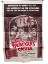 Vintage Original 1969 "Blood of Dracula's Castle" Horror Movie Film Poster
