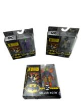 DC The Caped Crusader Batman Joker and Killer Moth Sealed Action Figure Lot