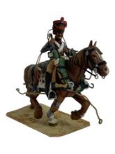 French Guard Mounted Toy Soilder Napoleonic Miniature Metal Figurine 1/30 Scale