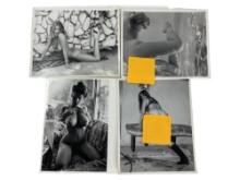 Vintage 1960s/70s Erotic Nude Female Adult Risque B&W Photo Collection Lot