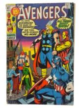 Avengers #92 Marvel Neal Adams Cover 1971 Comic Book