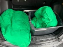 LARGE LEAF PILLOWS (AT PUBLIC STORAGE)