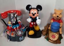 Novelty Phones - Mickey Mouse, Winnie the Pooh and Cat in the Hat