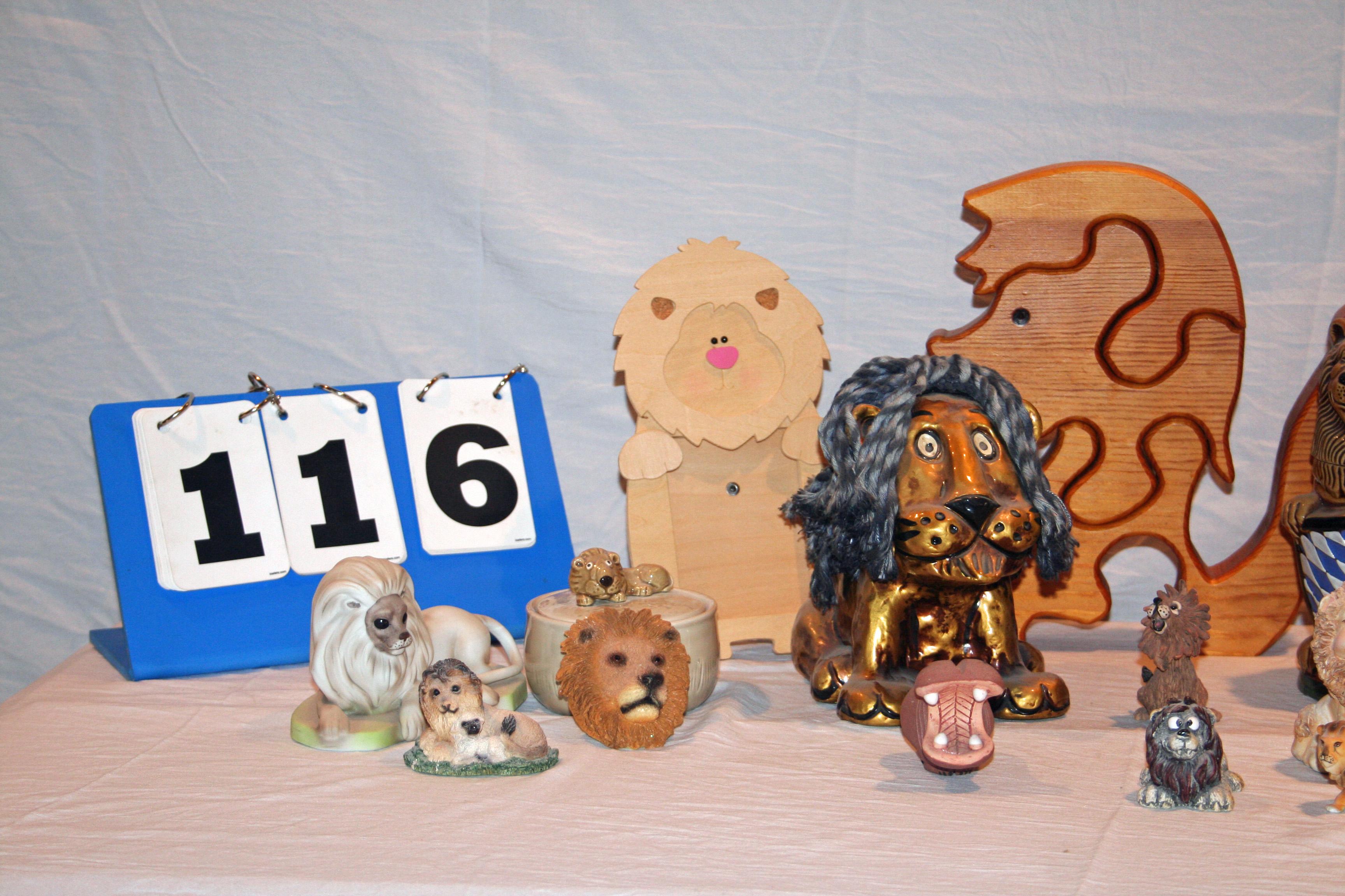 Lion Themed Figurines