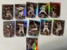 2023 Topps Chrome Sepia Refractors Lot of 11 - 8 Rookies