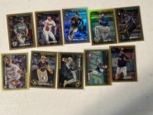 2024 Topps Gold Foil Parallel Lot of 10 - 2 Rookies