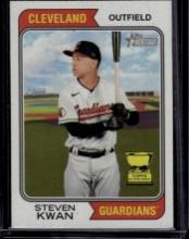 Steven Kwan 2023 Topps Heritage Rookie Cup #232