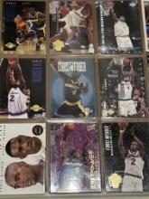 18 NBA Cards in pages - Webber, Thomas
