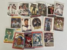 Lot of 16 Sports Cards - Marino, Young, Bo, Rickey, Strawberry, Canseco