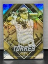 Gleyber Torres 2022 Topps Fire Gold Minted Parallel #156