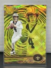 Derek Carr 2023 Panini Illusions Yellow Diamond (#82/299) Trophy Collection #78