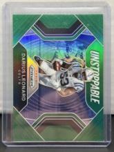 Darius Leonard 2020 Panini Prizm Unstoppable Green Prizm Insert Parallel #10