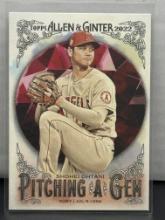 Shohei Ohtani 2022 Topps Allen and Ginter Pitching a Gem Insert #PAG-9