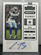 Isaac Taylor-Stuart 2022 Panini Contenders Rookie Ticket RC Auto #289