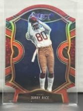 Jerry Rice 2020 Panini Select Concourse Level Red Prizm Die Cut #20