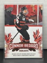 Connor Bedard 2023-24 Upper Deck Connor Bedard Collection Rookie RC #3