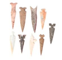 Collection of Hand Knapped Points