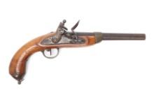 Large Military Flintlock Pistol, Napoleonic Era