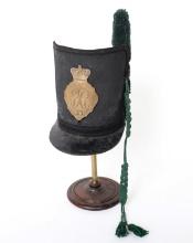 British Shako Hat with Plume