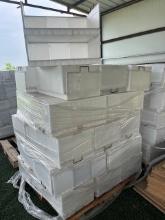 Pallet of stackable corrugated totes