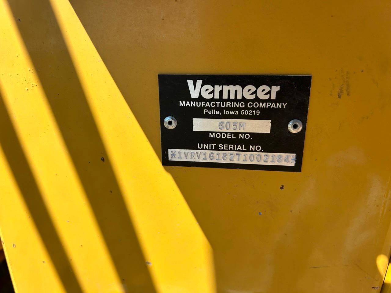 Vermeer 605M