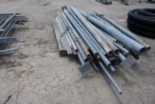 Assorted Chain Link Fence Posts