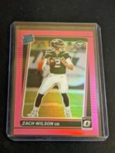 Zach Wilson PINK OPTIC PREVIEW RATED ROOKIE - DONRUSS NFL 2021 #P-252