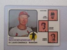 1973 TOPPS CARDINALS FIELD LEADERS NO.497