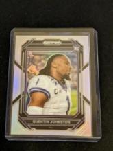 2023 Quentin Johnson Prizm Draft Picks Silver Prizm RC SP #138 Chargers Rookie