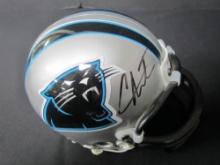 Cam Newton Signed Mini Helmet Heritage COA