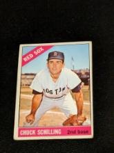 1966 Topps #6 Chuck Schilling Boston Red Sox Vintage Baseball Card