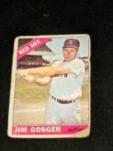 1966 Topps Vintage #114 Jim Gosger Boston Red Sox Baseball Card