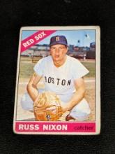 1966 Topps #227 Russ Nixon Boston Red Sox Vintage Baseball Card