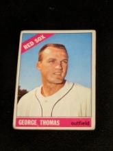 1966 Topps 277 George Thomas Boston Red Sox Vintage Baseball Card
