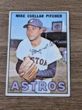 VINTAGE 1967 TOPPS BASEBALL MIKE CUELLAR #97 HOUSTON ASTROS MLB