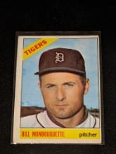 1966 Topps 429 Bill Monbouquette Detroit Tigers Vintage Baseball Card