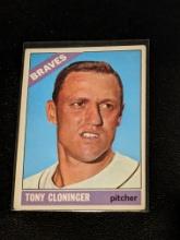 1966 Topps 10 Tony Cloninger Atlanta Braves Vintage Baseball Card