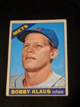 Bobby Klaus 1966 Topps New York Mets Vintage Baseball Card #108