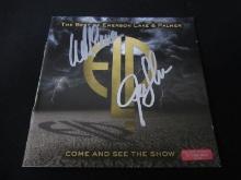 Lake & Palmer Signed CD Booklet RCA COA