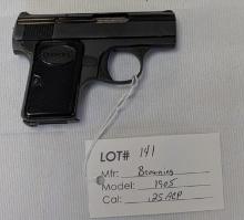 Browning Arms Company 1905 .25 ACP Pistol