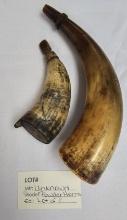 Powder Horns Lot of 2